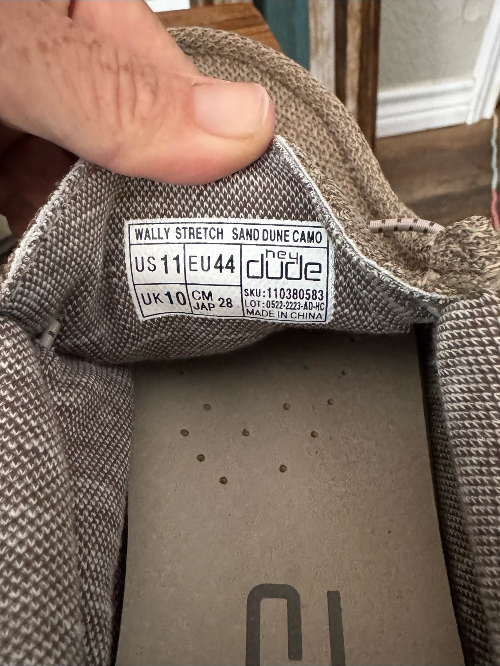 Hey Dude Men's Wally Size 11 - Picture 3 of 8